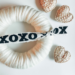 DIY Yarn wreath for Valentine's Day