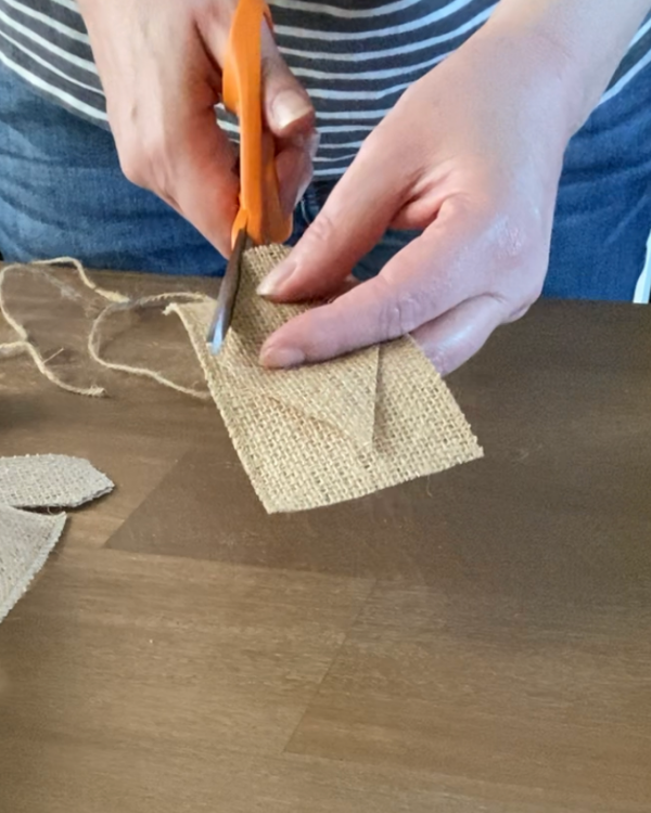 Now you can use the diamond as a template to make more for your diy banner.