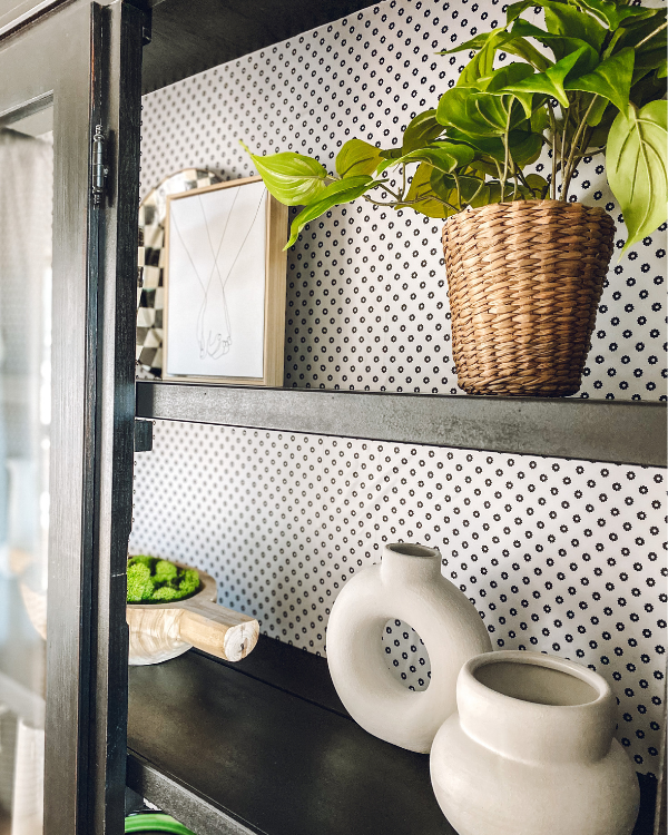 The china cabinet makeover