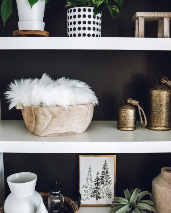 sheepskin as a bowl filler