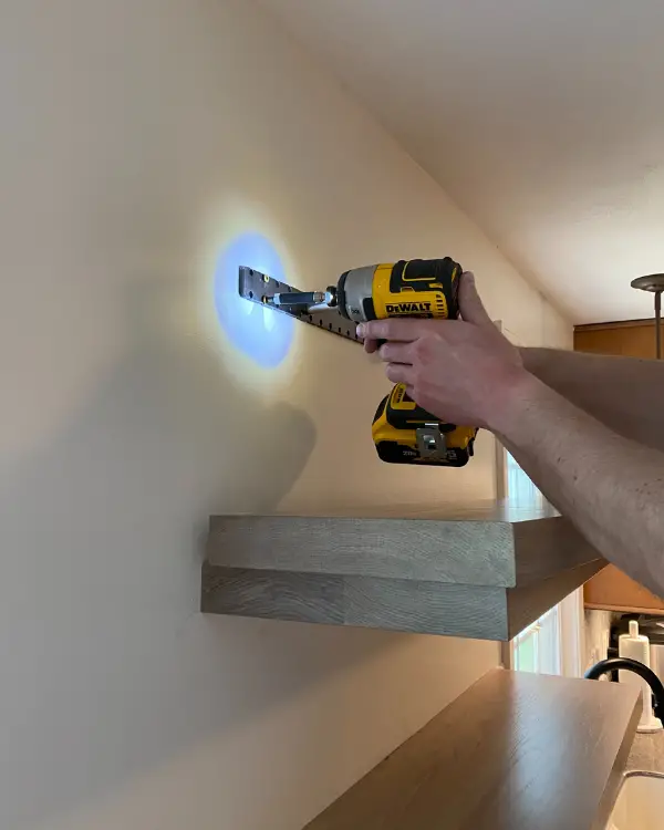 Drilling in the brackets