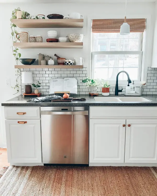 How to Hang Floating Shelves; How to First Remove a Kitchen Cabinet