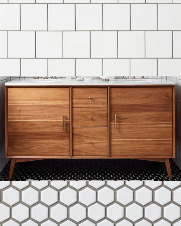 part of the bathroom remodel design