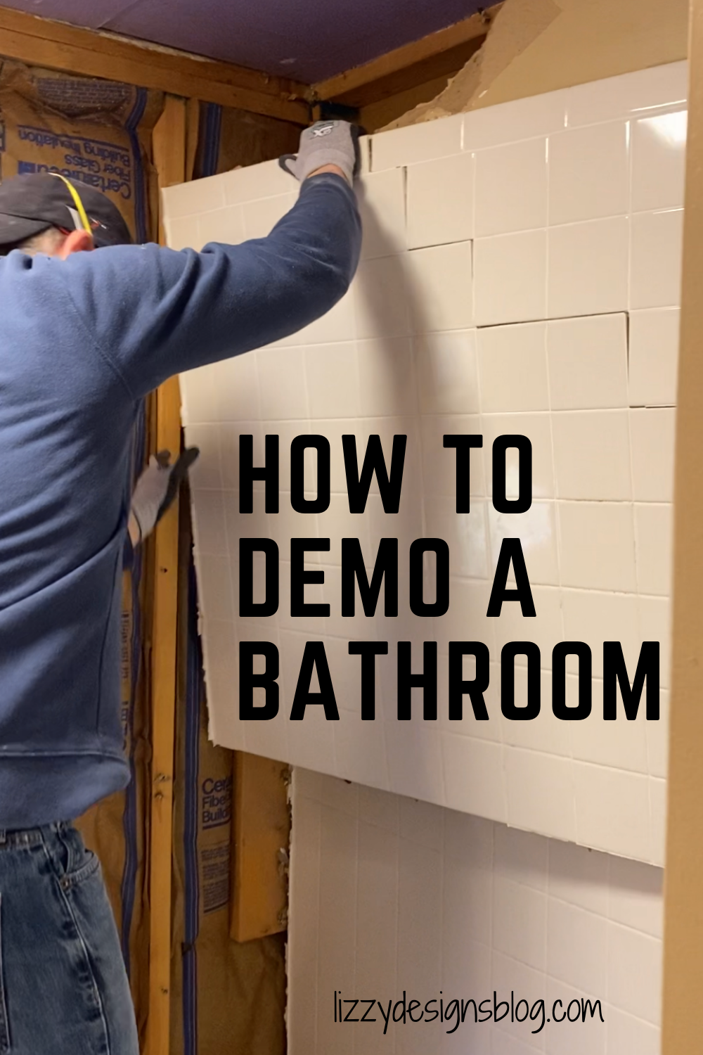 how to demo a bathroom for an entire bathroom remodel