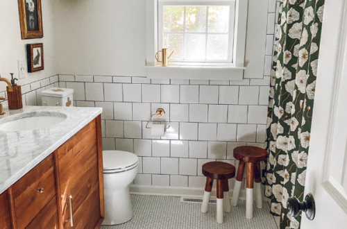 bathroom remodel the after