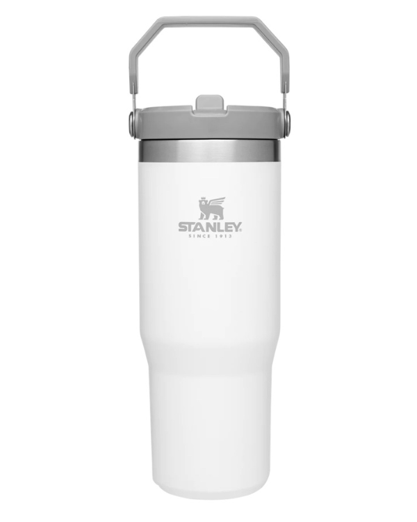 A great water bottle like a Stanley is a travel must have!