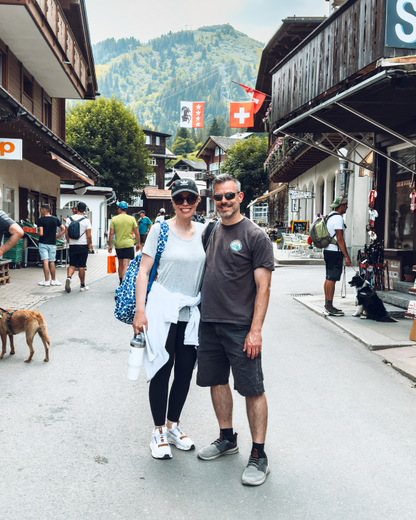 My backpack, hat and water bottle are travel must haves.